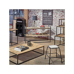 Acheter Atmosphera Banc de table à manger industriel Edena - L. 170 x H. 45 cm - Noir