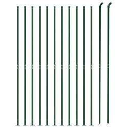 Avis vidaXL Clôture Treillis Métallique - Vert 0,8x25 m