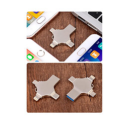 Avis Clé USB 4-en-1 - 16 Go Argent