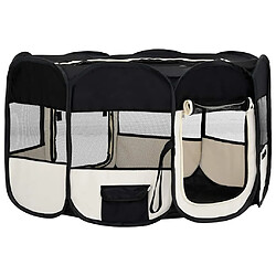 Avis vidaXL Parc Pliable pour Chien 145x145x61 cm