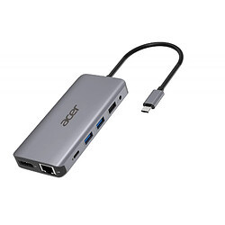 Acer Hub USB-C 12 en 1 - Argent