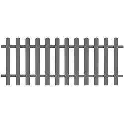vidaXL Clôture piquets WPC - 200x80 cm