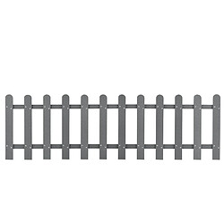Neuholz Clôture décorative composite 200x60 cm gris