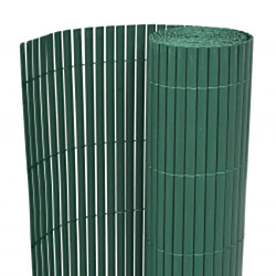 VIDAXL Clôture de jardin double face PVC 110x300 cm - Vert
