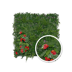 JARDIéco Jardideco Mur Végétal Artificiel Tropical - 1 m²