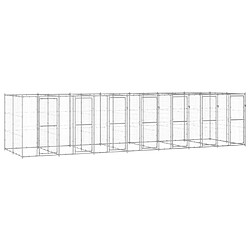 VidaXL Chenil extérieur 16,94 m²