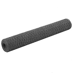 VidaXL Grillage Acier - Gris