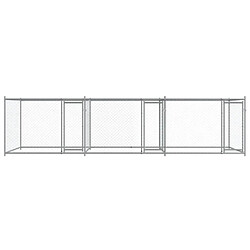 Acheter vidaXL Cage pour chien avec portes - 6x2x1,5 m - Acier galvanisé