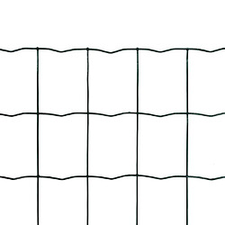 Vidaxl Clôture Euro Acier - Vert 25x0,8 m