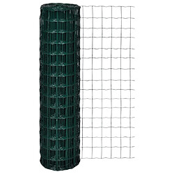 vidaXL Clôture euro - Acier Vert