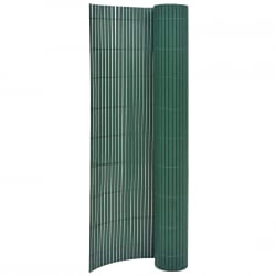 vidaXL Clôture de jardin double face 90x400 cm - Vert