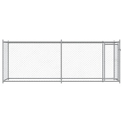 Acheter vidaXL Cage pour chien Acier galvanisé - 6 m²
