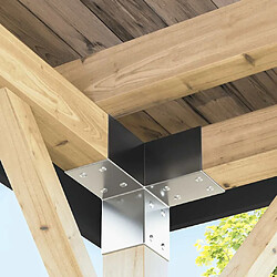 vidaXL Connecteurs de poteau 4 pcs - Forme en Y