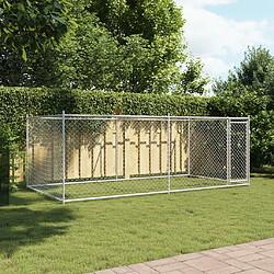 Avis vidaXL Cage pour chien Acier galvanisé - 6 m²