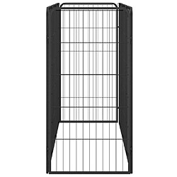 Acheter VidaXL Parc pour chien 8 panneaux noir