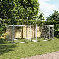 Avis vidaXL Cage pour chien - 2 divisions