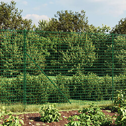 vidaXL Clôture treillis vert 2,2x10 m