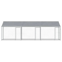 Acheter vidaXL Cage pour chien avec toit 6x2x2m