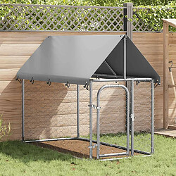 Avis vidaXL Chenil Extérieur avec Toit 200x100x150 cm