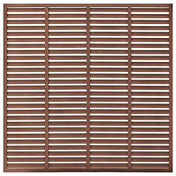 vidaXL Clôture à persiennes WPC - 180x180 cm