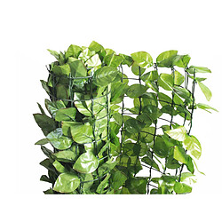 JARDIéco JARDIDECO Haie artificielle Feuilles de rosier - 18 m