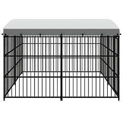 Acheter vidaXL Chenil extérieur avec toit 300x300x210 cm