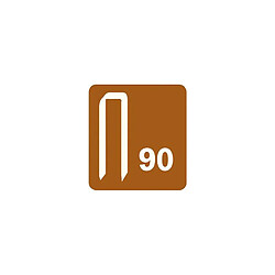 Avis Rapid Agrafes 90/30 en acier galvanisé