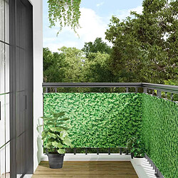vidaXL Écran intimité balcon plante vert