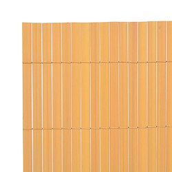 Avis VIDAXL Clôture de jardin Double face PVC 90x500 cm - Jaune