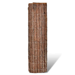 Vidaxl VIDA XL Clôture écorce - 400 x 100 cm