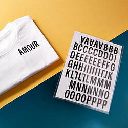 Avis Toga Lettres thermocollantes vinyle - Noir