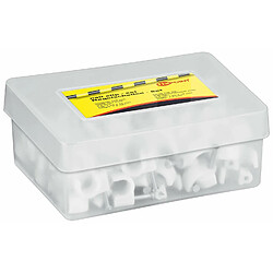 Wentronic Attache de câble 6 mm Blanc