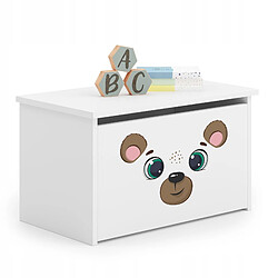 MPC Coffre à jouets sticker fille licorne