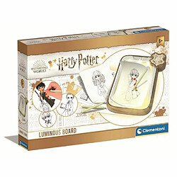 CLEMENTONI Tableau Lumineux Harry Potter Tableau lumineux - Création facile dessins Harry Potter - Feuilles et pastels inclus