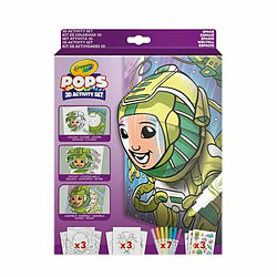 Crayola Coffret 3D Color Pops engin spatial - 17 pièces