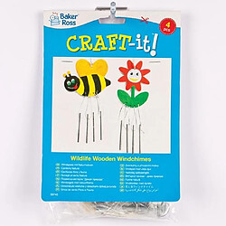 Avis Lot de 4 carillons à vent en bois