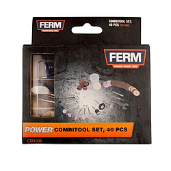 FERM Set accessoires rotatifs 40 pièces CTA1008