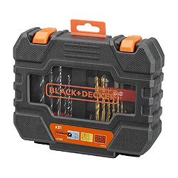 Black & decker coffret mèches et embouts - Graphite