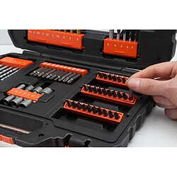 Black & decker coffret douilles 76 pièces - Graphite