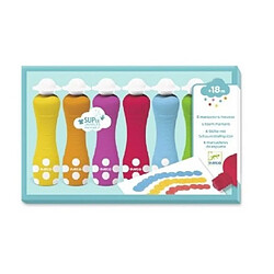 Djeco Coffret marqueurs mousse - 6 pièces