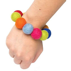 Coffret boules de feutre en laine - 50 pièces