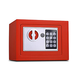 Wewoo Coffre-fort Armoire murale 17E Home Mini - Rouge