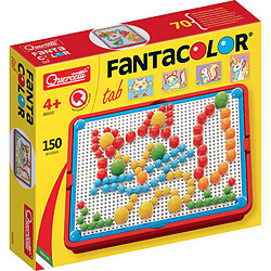 Quercetti FANTACOLOR 150P QUI0920 Kit mosaïque enfant - Création de mosaïques - 160 pièces