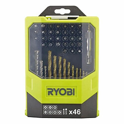 Ryobi coffret accessoires perçage - 46 pièces