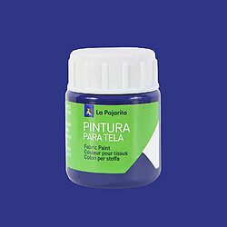 La Pajarita Peinture pour tissu la_pajarita - 25 ml Bleu Victoria (12 articles)