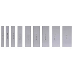 vidaXL Tampons parallèles 100 mm pas cher