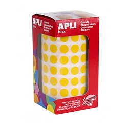 Apli Rouleau de gommettes - Jaune