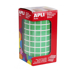 Apli Rouleau de gomets carrés - Vert