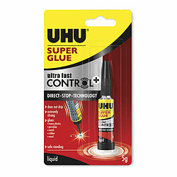 Uhu Colle cyanoacrylate instantanée - Transparent