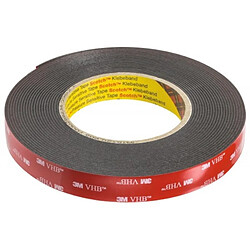 3m Ruban mousse double face VHB - Noir